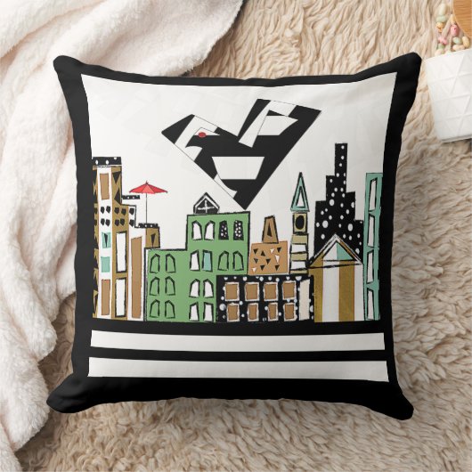 街で愛の鳥 クッション (ブランケット)