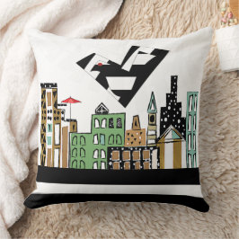 街で愛の鳥 クッション