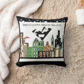 街で愛の鳥 クッション (ブランケット)