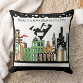 街で愛の鳥 クッション (ブランケット)