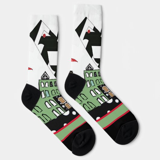 街で愛の鳥 ソックス (右)