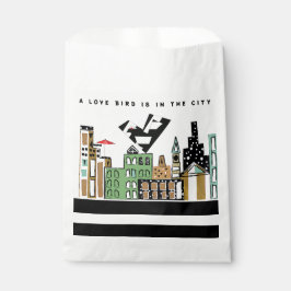 街で愛の鳥 フェイバーバッグ