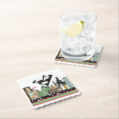 街で愛の鳥 ペーパーコースター (インサイチュ)