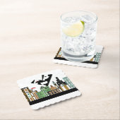 街で愛の鳥 ペーパーコースター (インサイチュ)