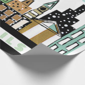 街で愛の鳥 ラッピングペーパー (角)