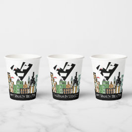 街で愛の鳥 紙コップ