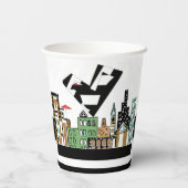 街で愛の鳥 紙コップ (裏面)