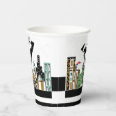 街で愛の鳥 紙コップ (右)