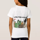 街で愛の鳥 Tシャツ (裏面)