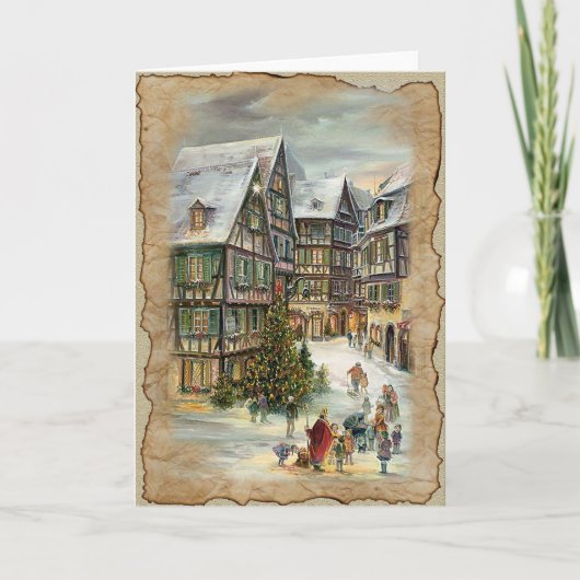 街のクリスマス – グリーティングカード シーズンカード (正面)