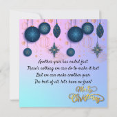 街のクリスマス。フラットカード (裏面)