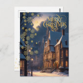 街のクリスマス。 ポストカード (正面/裏面)