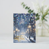 街のクリスマス。 ポストカード (スタンド正面)