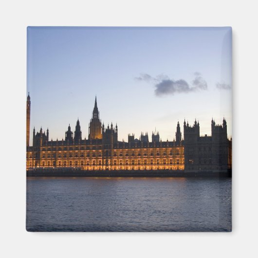 街のビッグベンと英国議会 マグネット (正面)