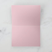 街の上でのサンタのグリーティングカード カード (内部)