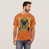 街の仲間としてのエジプトの動物人型神 Tシャツ (正面フル)