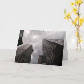 街の塔。 カード (黄色い花)