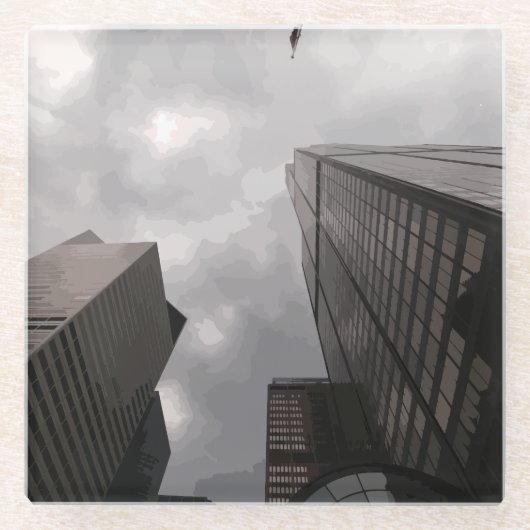 街の塔。 ガラスコースター (正面)