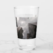 街の塔。 タンブラーグラス (裏面)