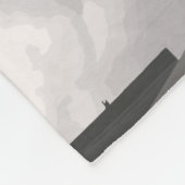 街の塔。 フリースブランケット (角)