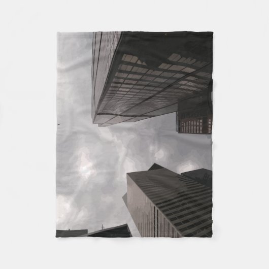 街の塔。 フリースブランケット (正面)
