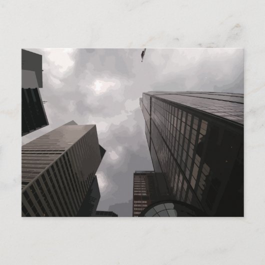 街の塔。 ポストカード (正面)