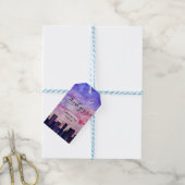 街の夕日 ギフトタグ (より糸付き)