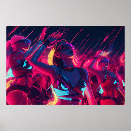 街の夜を楽しむ ポスター