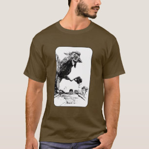 街の巨大なニワトリ Tシャツ