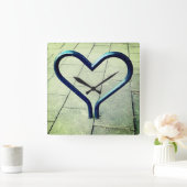 街の愛 スクエア壁時計 (ホーム)