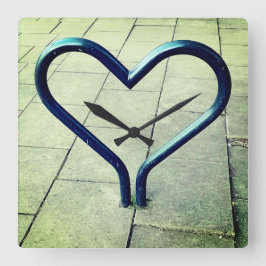 街の愛 スクエア壁時計