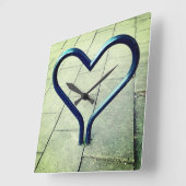 街の愛 スクエア壁時計 (傾斜)