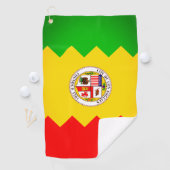 街の旗をイメージしたゴルフタオル ゴルフタオル (インサイチュ)