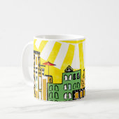 街の日差し コーヒーマグカップ (正面左)