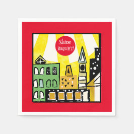 街の日差し スタンダードカクテルナプキン