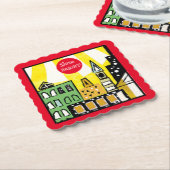 街の日差し ペーパーコースター (アングル)