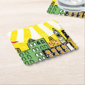 街の日差し ペーパーコースター (アングル)