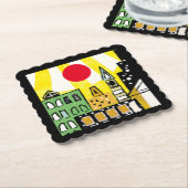 街の日差し ペーパーコースター (アングル)