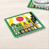 街の日差し ペーパーコースター (アングル)