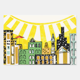 街の日差し ラッピングペーパーシート