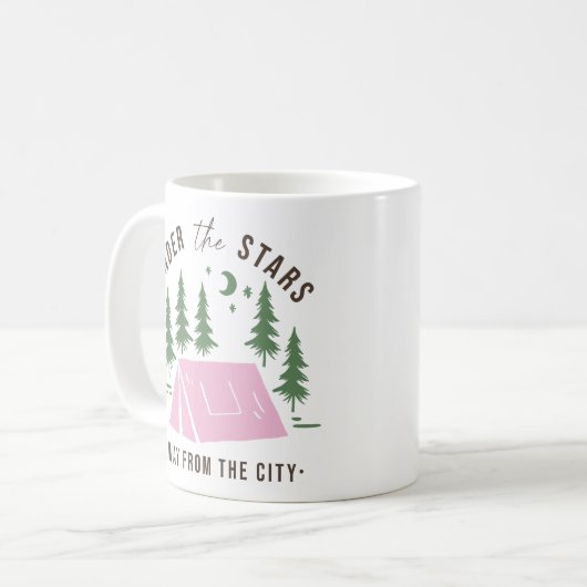 街の星遠くにの下で コーヒーマグカップ (正面左)