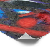 街の汚い愛ハートグラフィティ ポスター (角)