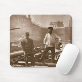 「街の生活からの「静かなハイウェー」の労働者、 マウスパッド (マウス)