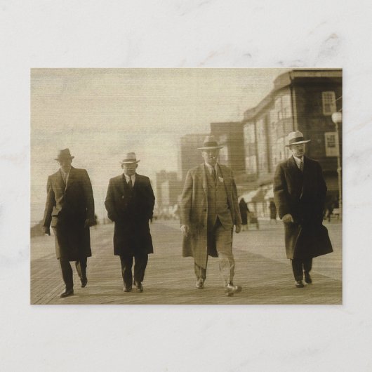 街の男たち ポストカード (正面)