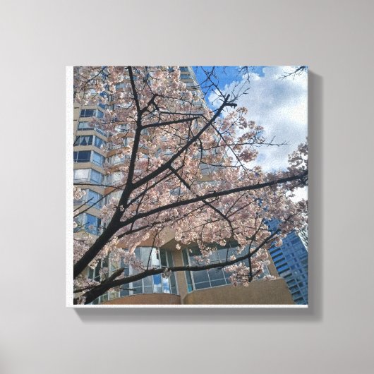 街の花 キャンバスプリント (正面)