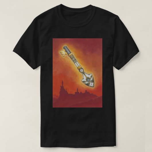 街の鍵 Tシャツ (デザイン正面)
