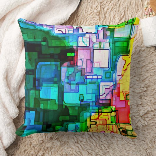 街の風景 クッション (ブランケット)