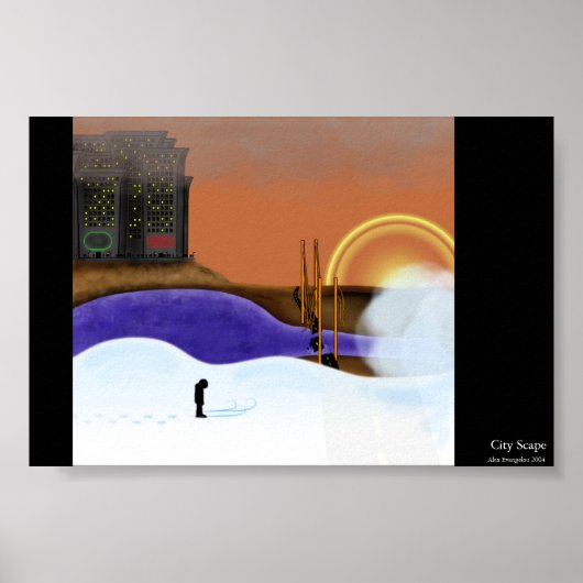 街の風景 ポスター (正面)