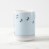 街を歩く鳩が可笑しい  コーヒーマグカップ (中央)