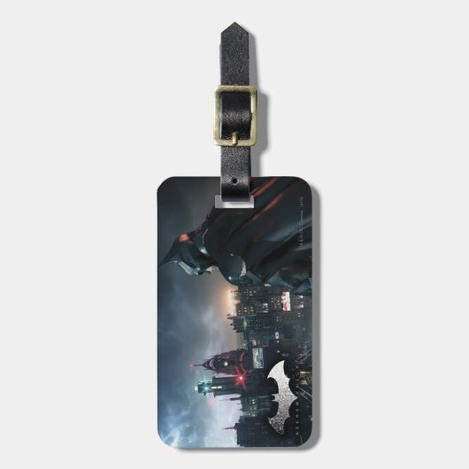 街を見渡すバットマン ラゲッジタグ (正面縦)